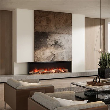 Електрическа печка за камина с пукащ звук